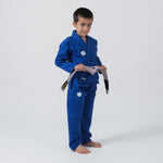 BJJ Gi niño Kingz Kore V2 IBJJF Azul