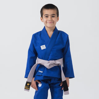 BJJ Gi niño Kingz Kore V2 IBJJF Azul