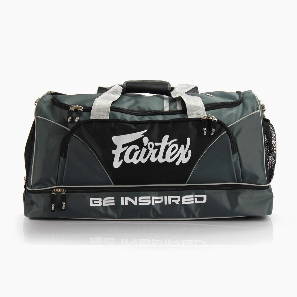 Bolso de gimnasio Fairtex BAG2 Gris-negro