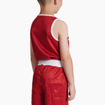 Camiseta sin mangas niño boxeo Leone Double Face AB214J
