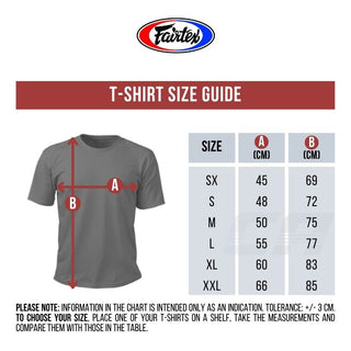 Camiseta Fairtex Equipo de Lucha TST51 Blanco-azul