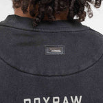 Felpa Boxraw Sparring Club Oversize Nero-Combat Arena