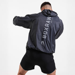 Giacca antivento Boxraw Genaro Oversize nero-Combat Arena