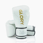 Guantes de boxeo Fairtex x Glory BGVG3 Blanco-oro