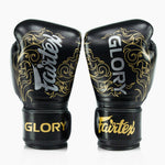 Guantes de boxeo Fairtex x Glory BGVG3 Negro-oro