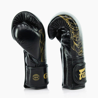 Guantes de boxeo Fairtex x Glory BGVG3 Negro-oro