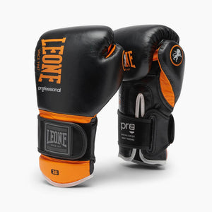 Guantes de boxeo Leone Professional 2 GN115C Naranja 16 Oz