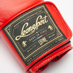 Guantoni Leone Sport Orlando Classico con velcro Rosso-Combat Arena