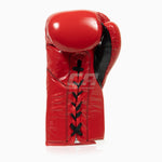 Guantes de boxeo Cleto Reyes Profesional CB2 Rojo-Negro con cordones