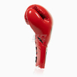 Guantes de boxeo Cleto Reyes Profesional CB2 Rojo-Negro con cordones