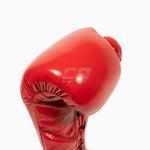 Guantes de boxeo Cleto Reyes Profesional CB2 Rojo-Negro con cordones