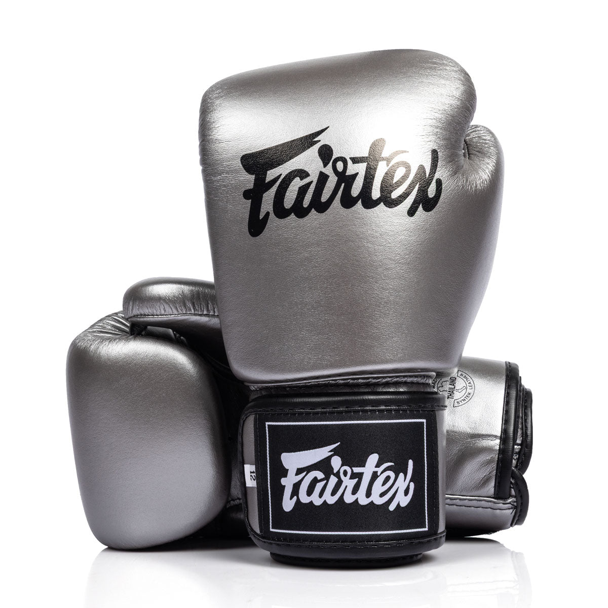 Guantes Muay Thai Fairtex BGV1C-Plus Gun Metallic