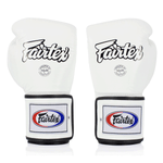 Guantes Muay Thai Fairtex BGV5 Super Sparring Blanco