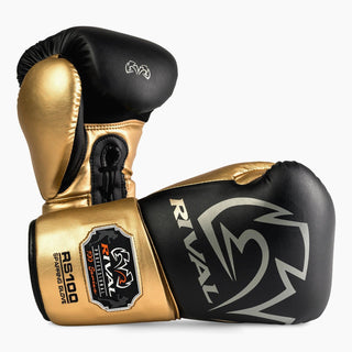 Guantes de boxeo Rival Sparring Profesional RS100 con cordones