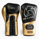 Guantes de boxeo Rival Sparring Profesional RS100 con cordones