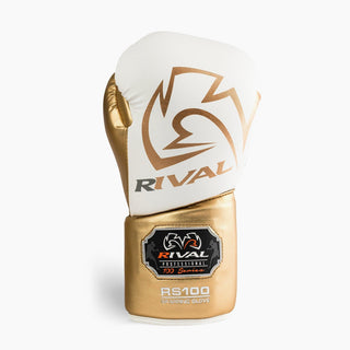 Guantes de boxeo Rival Sparring Profesional RS100 con cordones