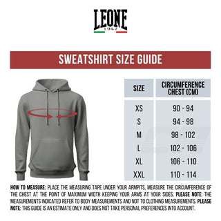 Sudadera Leone Extrema Logo con capucha ABX111