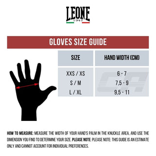 Guantes de fit boxing Leone Basic Fit GK100