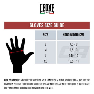Guantes MMA Leone DNA 7 oz GP144 con pulgar