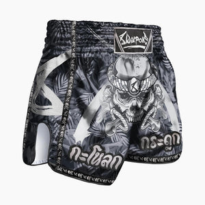 Pantalones cortos kick-tailandés 8 Weapons Bone Island