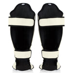 Espinilleras Fairtex Competición SP5 con parapiés Blanco