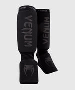 Espinilleras con protector de pies a media Venum Kontact
