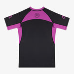 Rashguard Manto Ranked 25 maniche corte Viola-Combat Arena