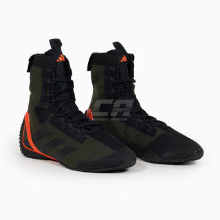 Botas de boxeo Adidas Speedex 23 Negro-rojo