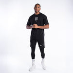 Camiseta Boxraw HRDR FSTR SMTR Oversize Negro