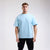 Camiseta Boxraw Lineal Oversize Azul