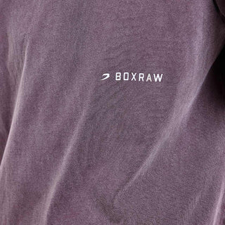 Camiseta Boxraw Sparring Club Oversize Marrón