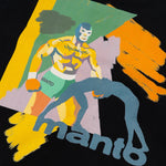 Camiseta Manto Luchador Negro