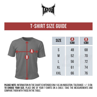 Camiseta Tapout Crashed Negro