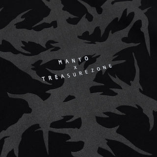 Camiseta oversize Manto Treasure Zone Negro