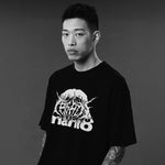 Camiseta oversize Manto Treasure Zone Negro