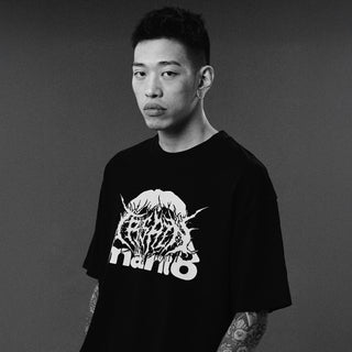 Camiseta oversize Manto Treasure Zone Negro