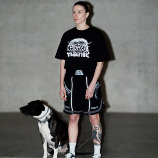 Camiseta oversize Manto Treasure Zone Negro