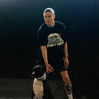 Camiseta oversize Manto Treasure Zone Negro