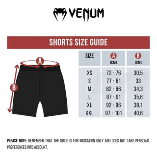 Pantalones cortos kick-thai Venum Serpenti Negro