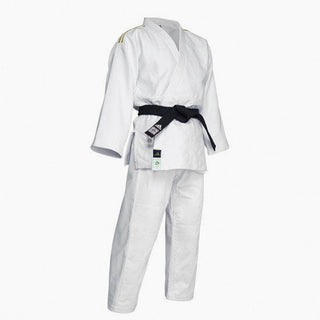 Judogi Adidas J730 Champion III IJF rayas oro