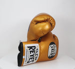 Guantes de boxeo Cleto Reyes Profesional CB2 Oro con cordones