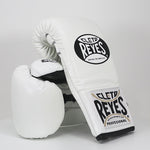 Guantes de boxeo Cleto Reyes Safetec CB4 Blanco con cordones