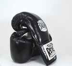Guantes de boxeo Cleto Reyes Profesional CB2 Negro con cordones