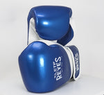 Guantes de boxeo Cleto Reyes Entrenamiento de Alta Precisión CE7 Azul-blanco
