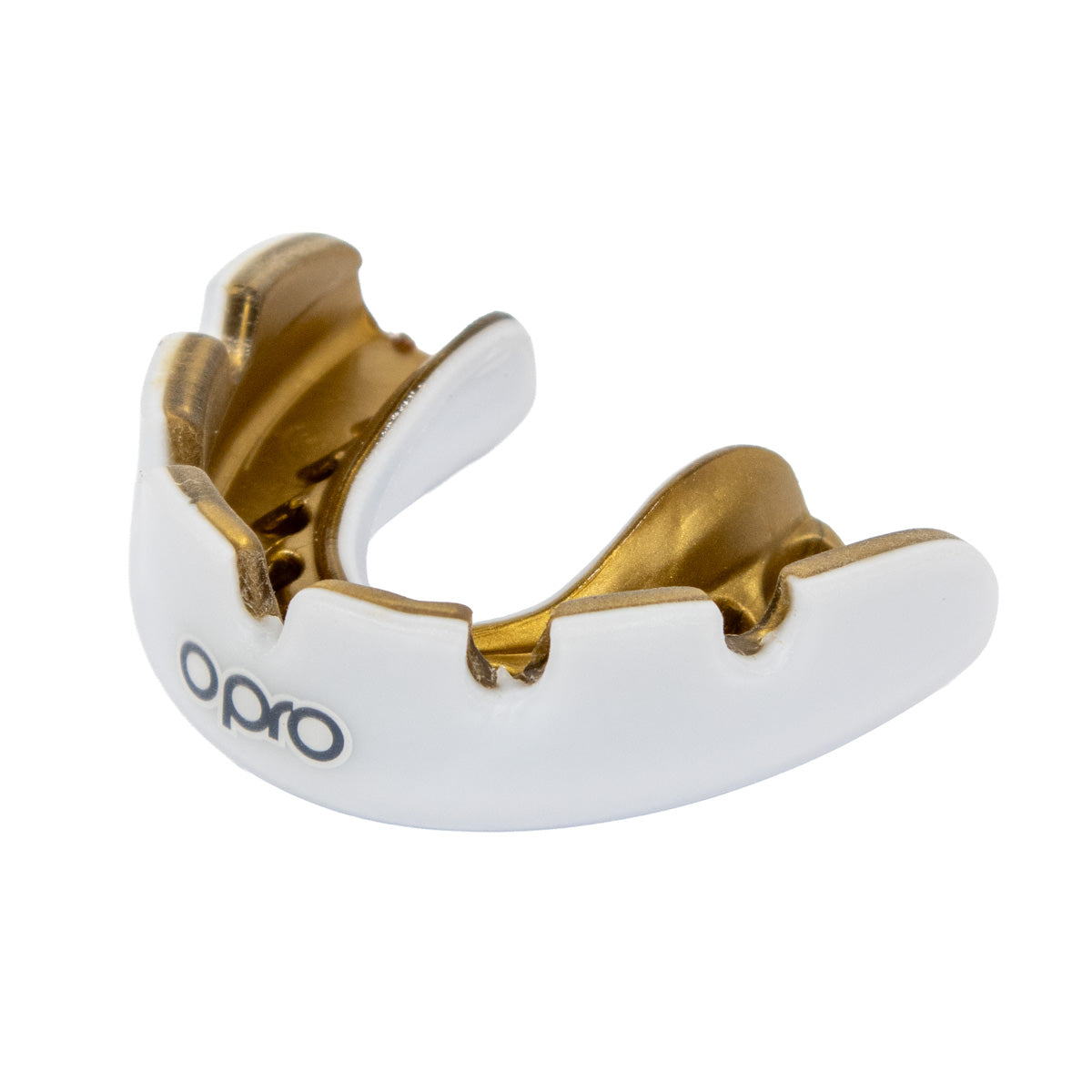 Protector bucal Opro Instant Custom-Fit para aparato Blanco-oro 