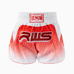 Pantalones cortos kick-thai RWS x Venum 2.0 Blanco-rojo 