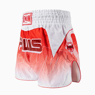 Pantalones cortos kick-thai RWS x Venum 2.0 Blanco-rojo 