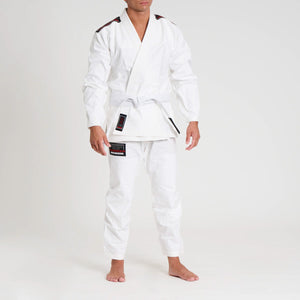 BJJ Gi Leone AB403 Blanco-Combat Arena