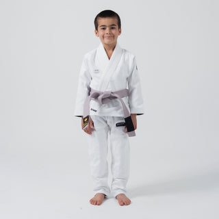 BJJ Gi niño Kingz Kore V2 IBJJF Blanco 