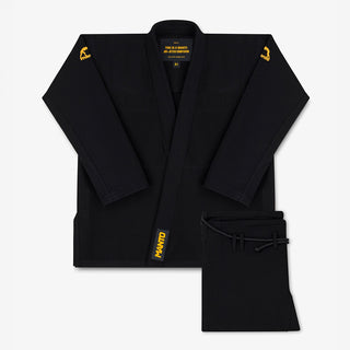 BJJ Gi Manto Base 3.0 Negro-naranja 